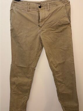 American Eagle Outfitters Olive/Tan Chino Pants